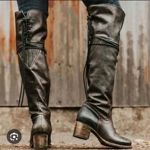 Freebird by Steven Shoes - Freebird By Steven Carolina Women's Black Leather Knee-High Boots